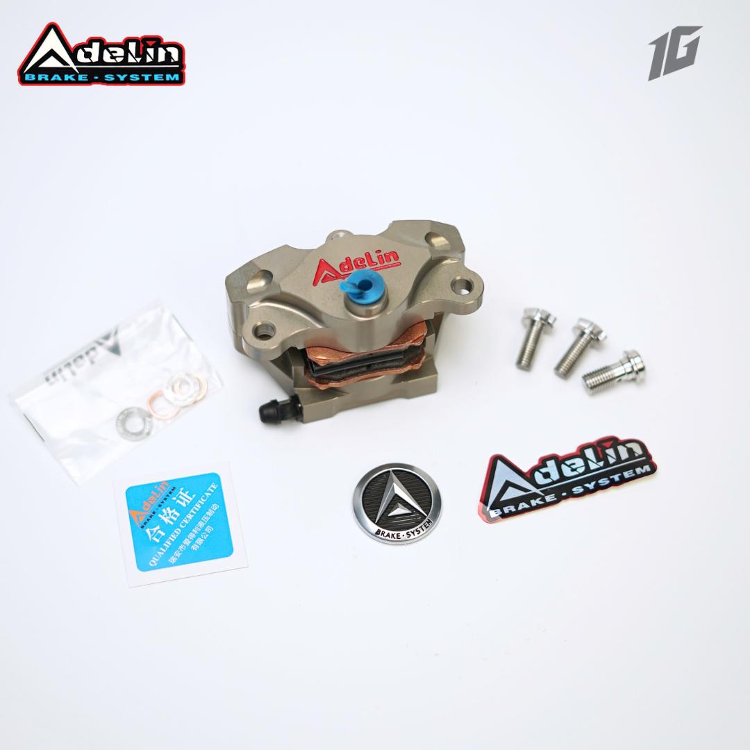 ADELIN ADL-31 7075 CALIPER HARD ANODISED 2 PISTON
