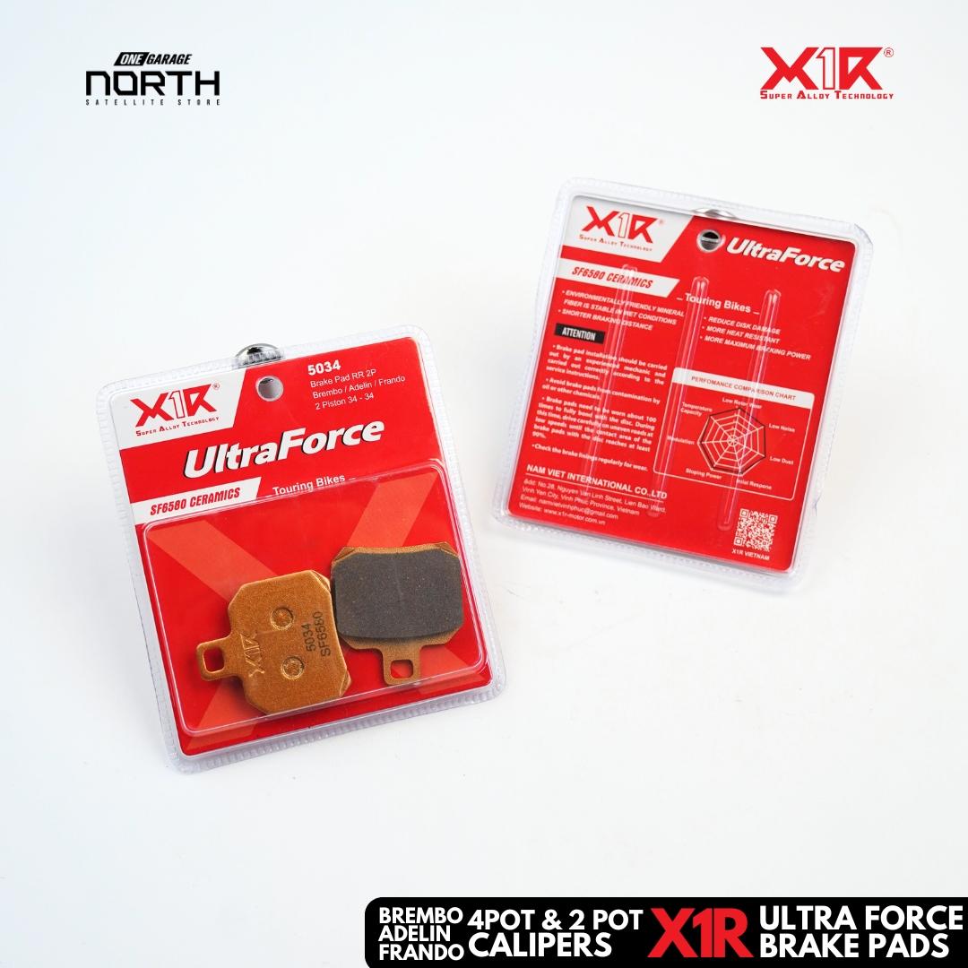 X1R ULTRA FORCE BRAKE PADS FOR 2-pot AND 4-pot (Touring Pads)