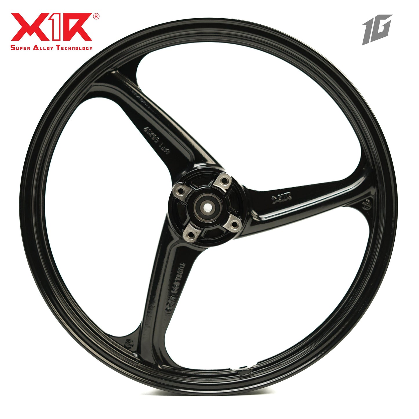 X1R ALLOY WHEEL 311 LC150/RS150 BLACK (1.6-1.85)