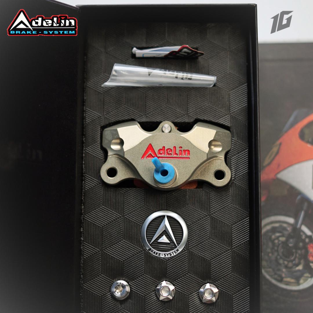 ADELIN ADL-31 7075 CALIPER HARD ANODISED 2 PISTON