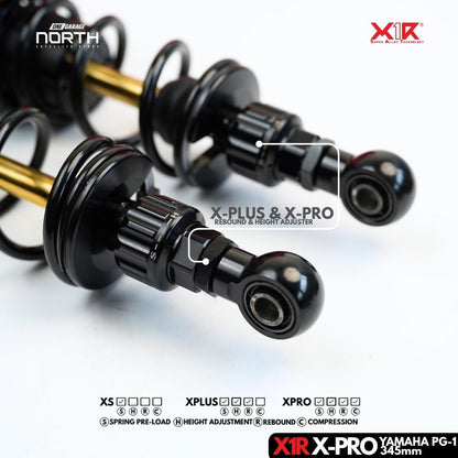 X1R X-PRO REAR SHOCK 345MM FOR YAMAHA PG-1