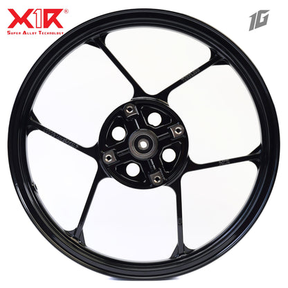 X1R ALLOY WHEEL 322 RS150 BLACK (1.6-1.85) (117-22DH)