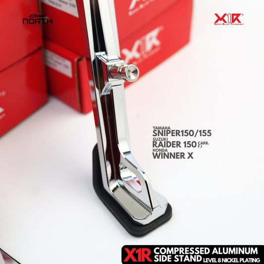 X1R COMPRESSED ALUMINUM SIDE STAND LEVEL 8 NICKEL PLATING FOR SNIPER/WINNERX/RAIDER