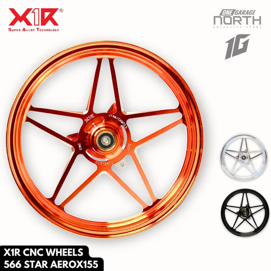 X1R CNC WHEELS 566 STAR AEROX155 v1 v2