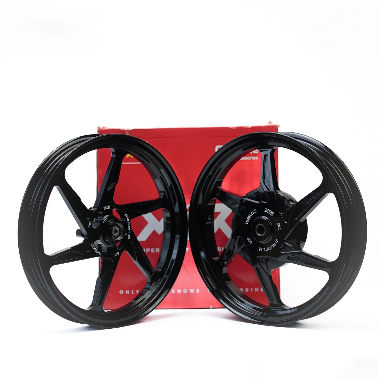 X1R 6 SPOKES CNC ALLOY WHEELS 611 for Mio115