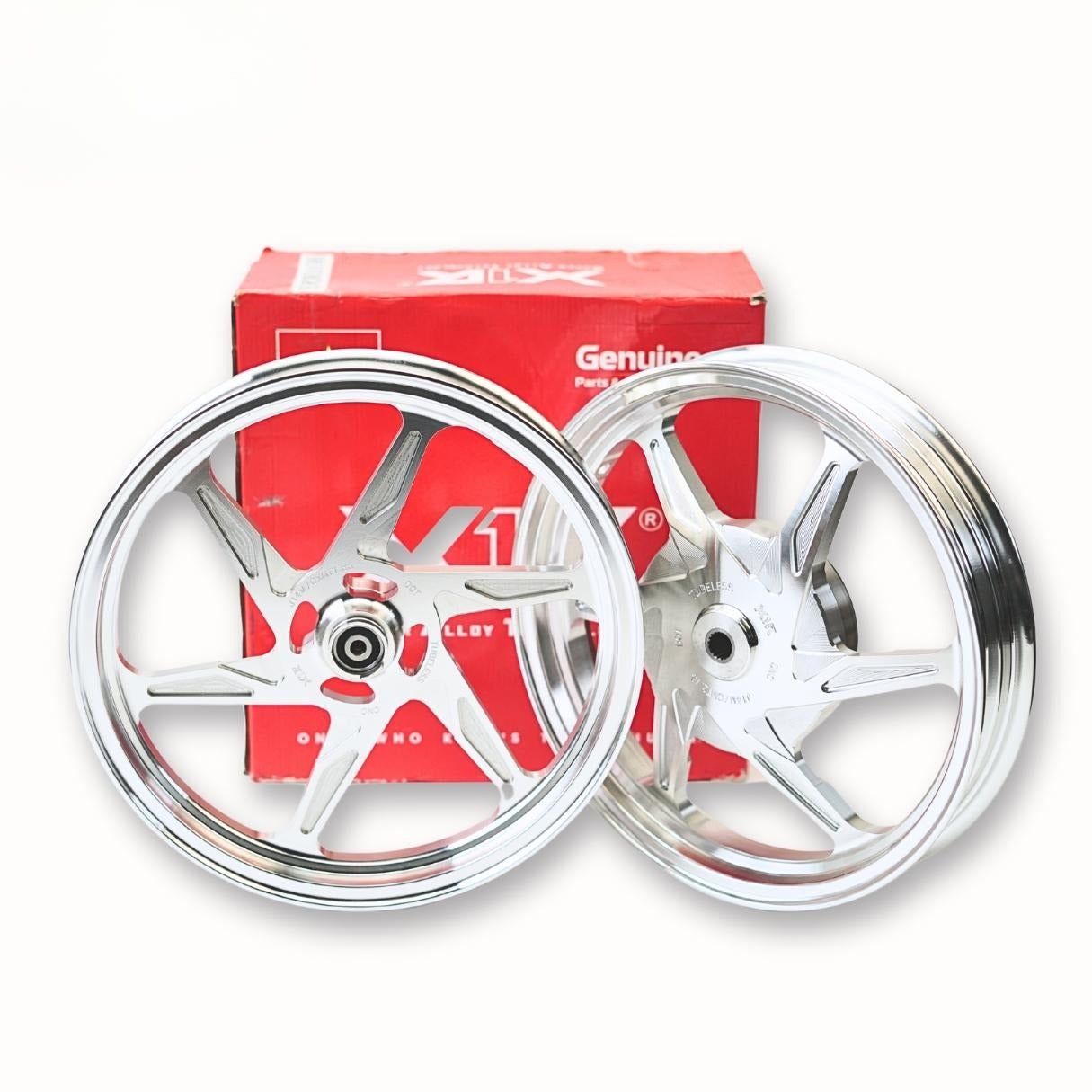 X1R 6 SPOKES CNC ALLOY WHEELS 611 for Mio115