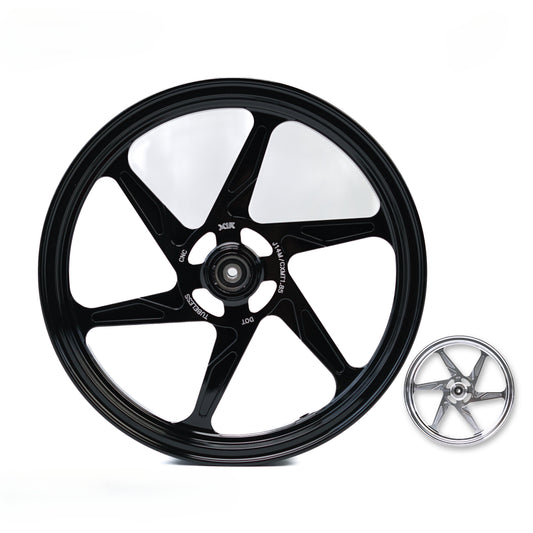 X1R 6 SPOKES CNC ALLOY WHEELS 611 for Mio115