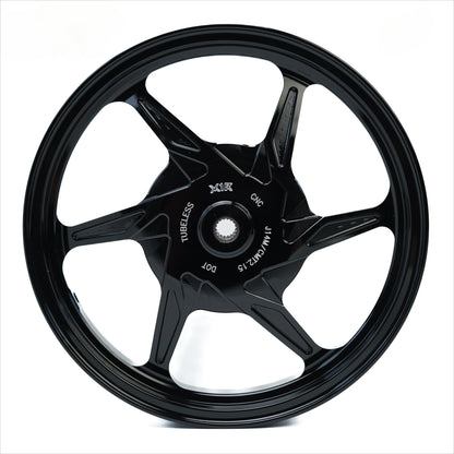 X1R 6 SPOKES CNC ALLOY WHEELS 611 for Mio115