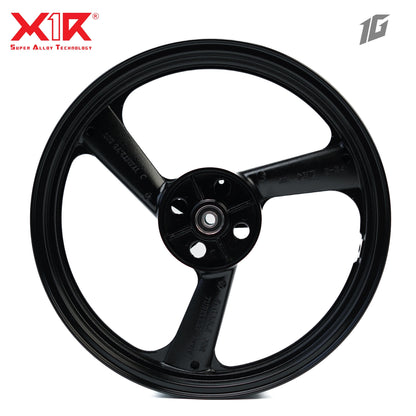 X1R ALLOY WHEEL 3 SPOKES LC150 RACING BLACK 117-1SR (2.15X17-2.75X17)