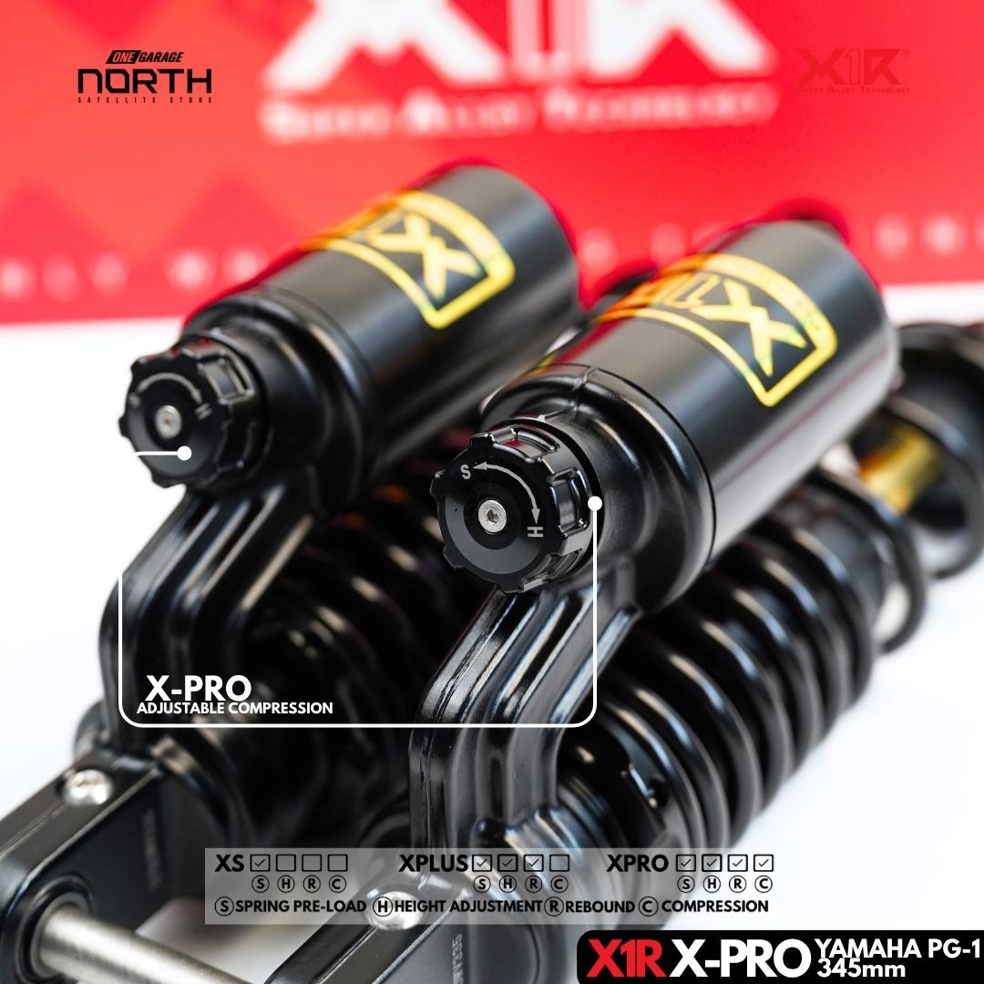 X1R X-PRO REAR SHOCK 345MM FOR YAMAHA PG-1