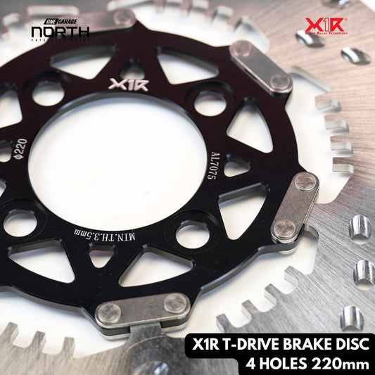 X1R T-DRIVE BRAKE DISC 4HOLES 220MM