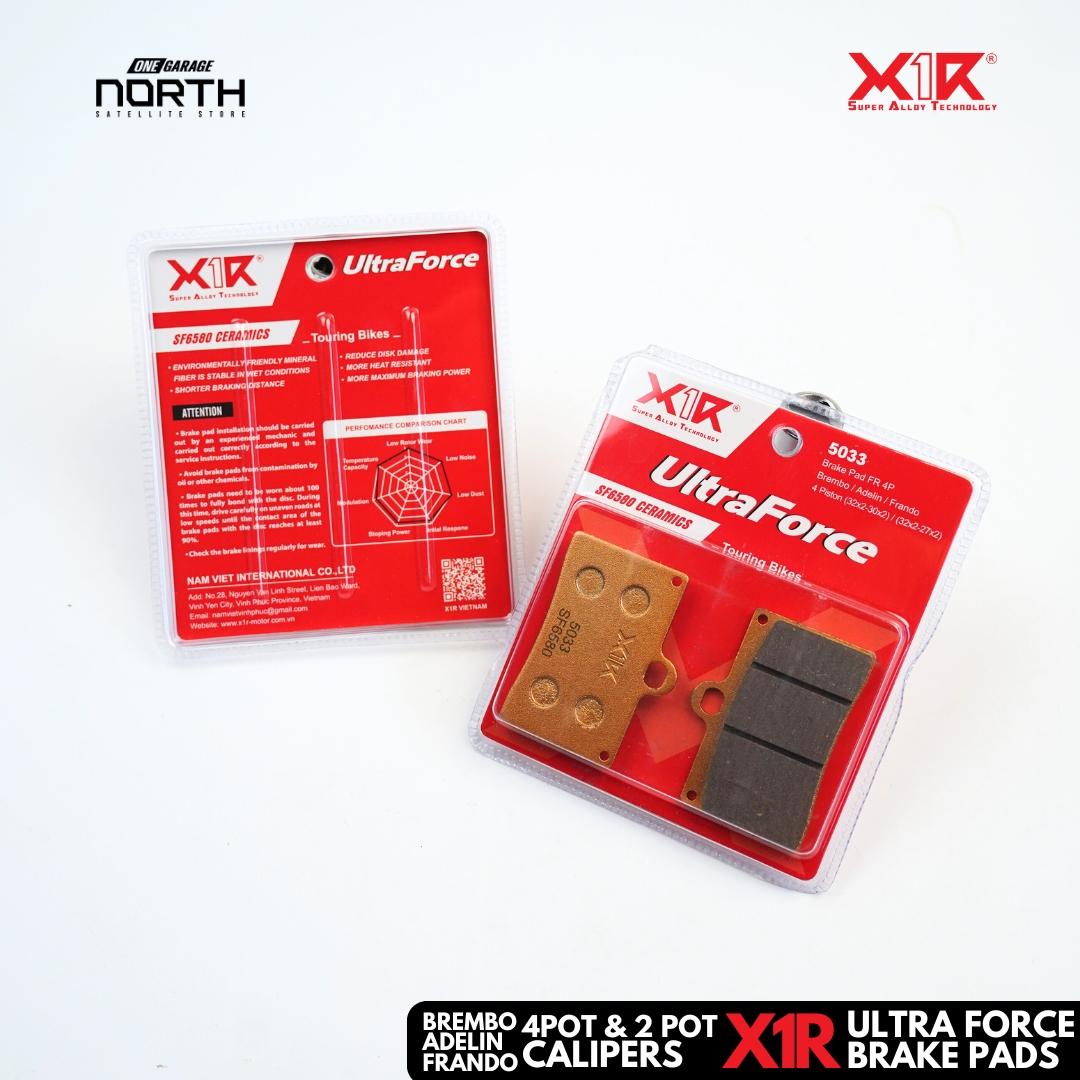 X1R ULTRA FORCE BRAKE PADS FOR  2-pot AND 4-pot (Touring Pads)