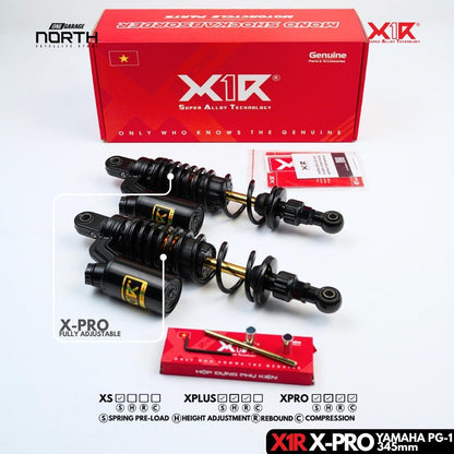 X1R X-PRO REAR SHOCK 345MM FOR YAMAHA PG-1