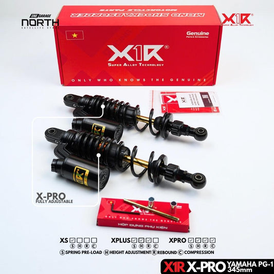 X1R X-PRO REAR SHOCK 345MM FOR YAMAHA PG-1