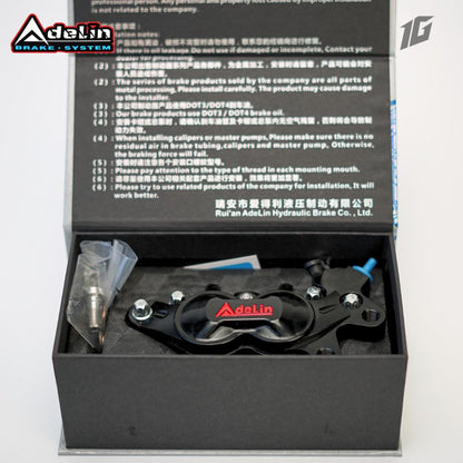 ADELIN CALIPER RACING ADL-27 4 PISTON BLACK